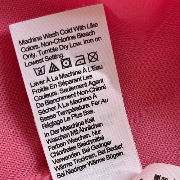 J.Crew Pink Bow Front Linen Blend Shift Dress | Preppy Classic A-Line | Size M - Picture 5 of 6